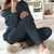 Ensemble pull et pantalon en tricot pour femmes