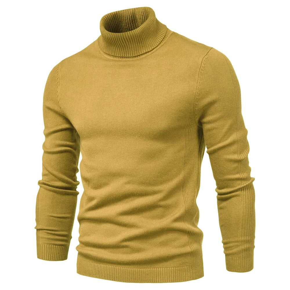 Pull Slim à col roulé pour hommes