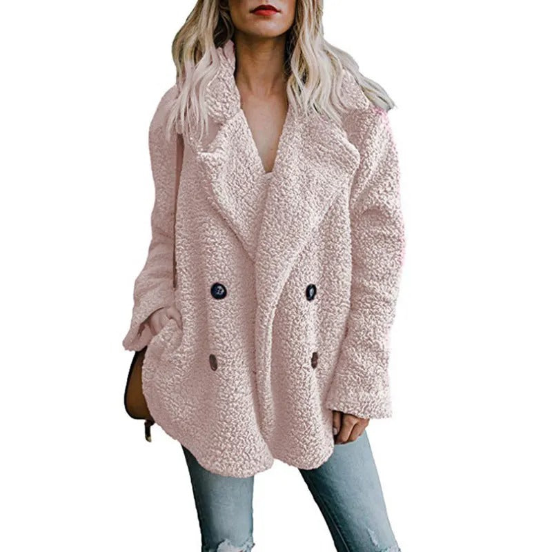 Veste molletonnée surdimensionnée pour femmes