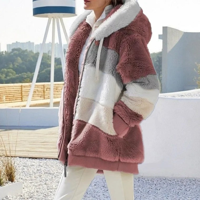 Veste à capuche surdimensionnée pour femmes