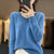 Pull en laine à col en V pour femmes