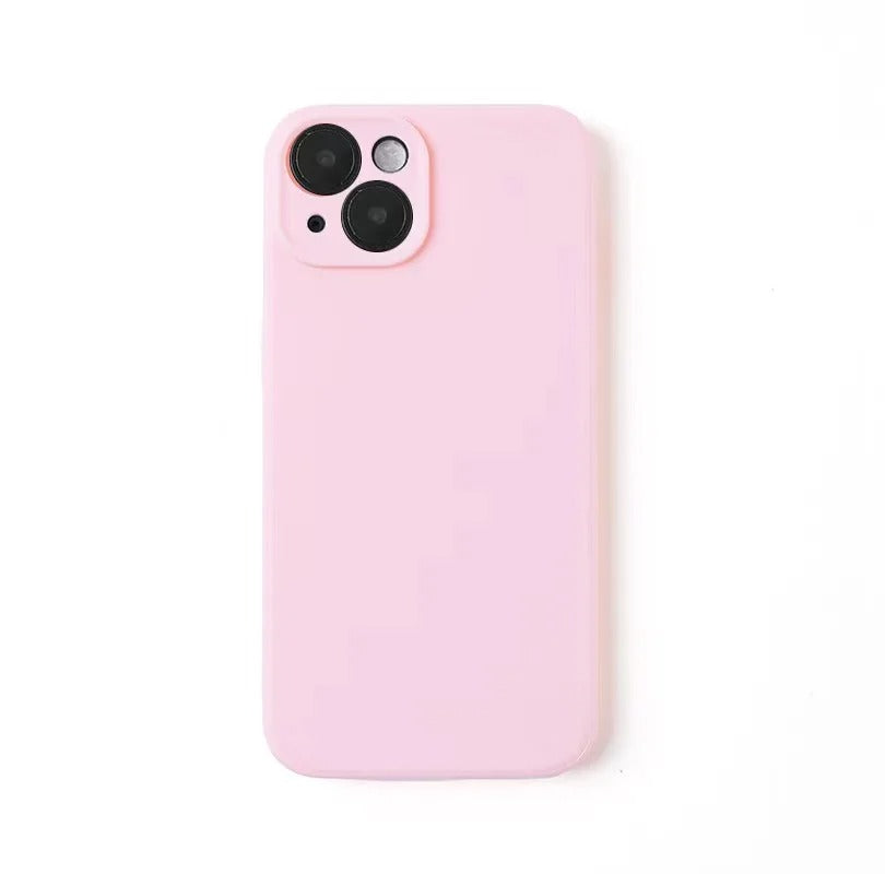 Coque arrière souple en silicone pour iphone