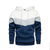 Sweat à capuche en polaire patchwork pour hommes