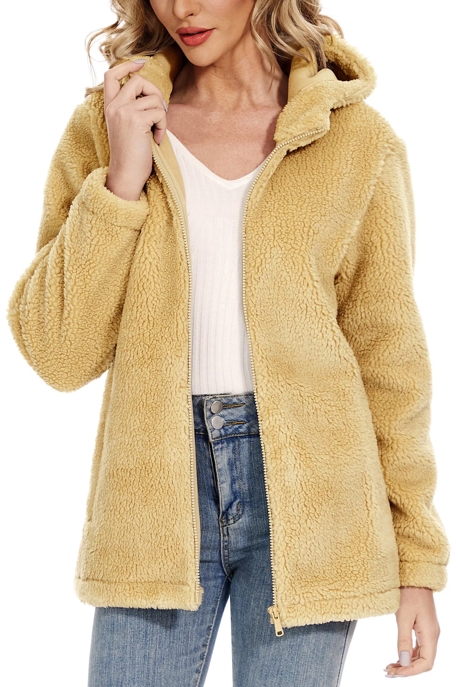 Veste moelleuse pour femmes