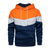 Sweat à capuche en polaire patchwork pour hommes