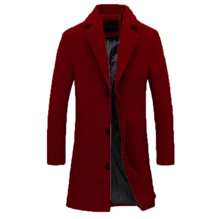 Manteau d'affaires ajusté pour hommes