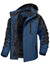 Veste de ski polaire à capuche pour hommes