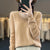 Pull en laine à col en V pour femmes