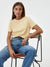 T-shirt basique en coton pour femmes