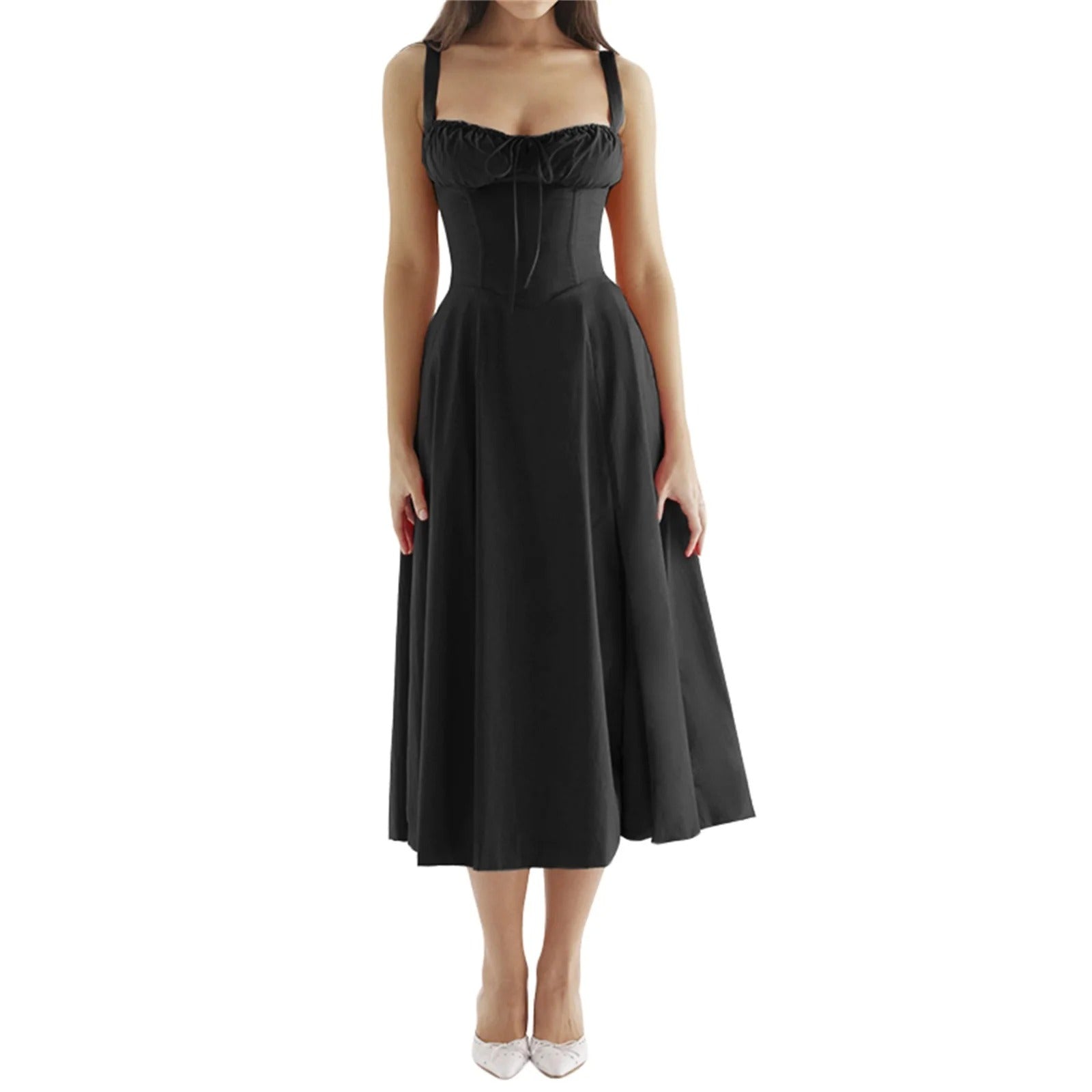 Robe de soirée élégante en ligne A pour femmes