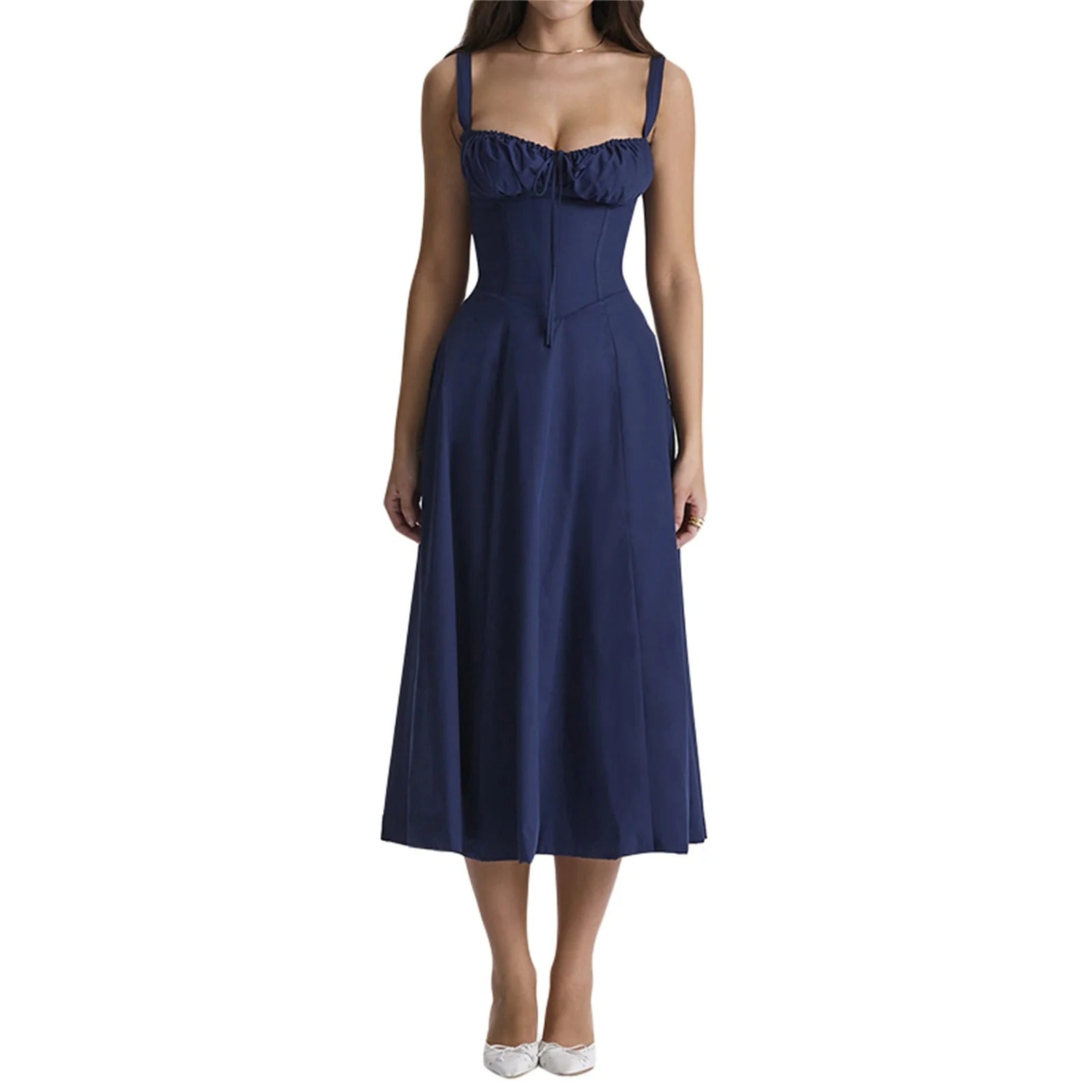 Robe de soirée élégante en ligne A pour femmes
