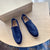 Mocassins en cuir suédé pour hommes