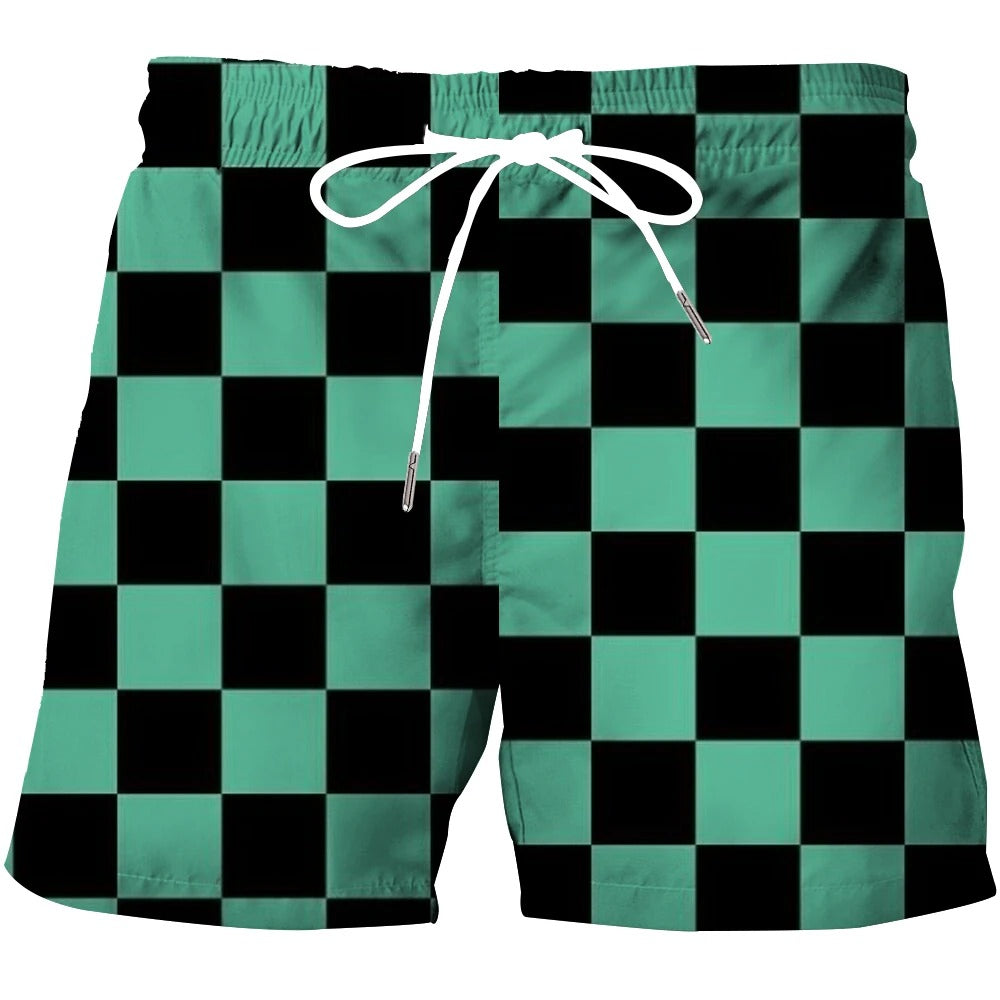 Short à motif 3D pour hommes