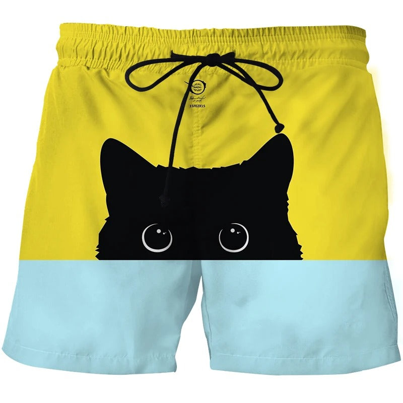 Short à motif 3D pour hommes