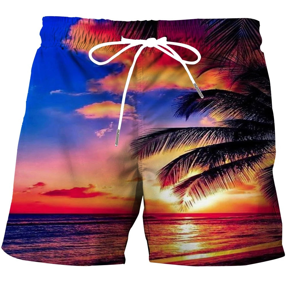 Short à motif 3D pour hommes