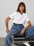 T-shirt basique en coton pour femmes