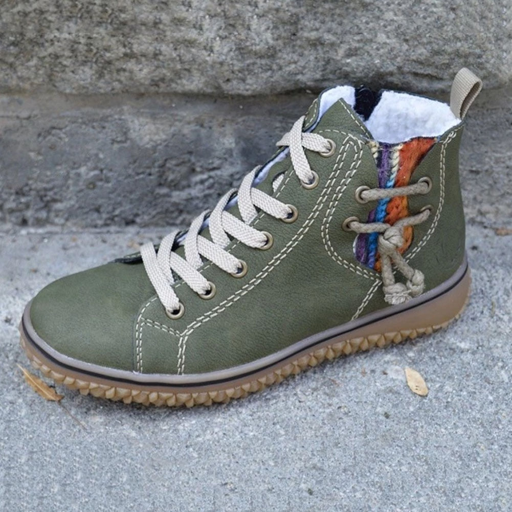Chaussures Féminines Confortables Hiver Cuir Synthétique 1
