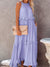 Robe Longue Femme Élégante en Mélange Polyester Coton pour Soirée et Été 4