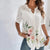 Blouse Femme Imprimé Ludique Ajustement Parfait Polyester Respirant 5