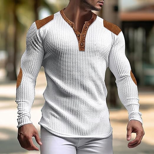 Chemise Waffle Henly pour hommes