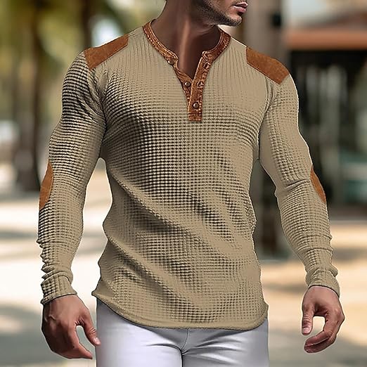Chemise Waffle Henly pour hommes