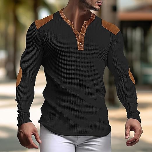 Chemise Waffle Henly pour hommes