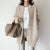 Gilet Femme Long Boutonné en Mélange de Coton et Acrylique 4