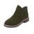 Bottines en daim et cuir pour femmes