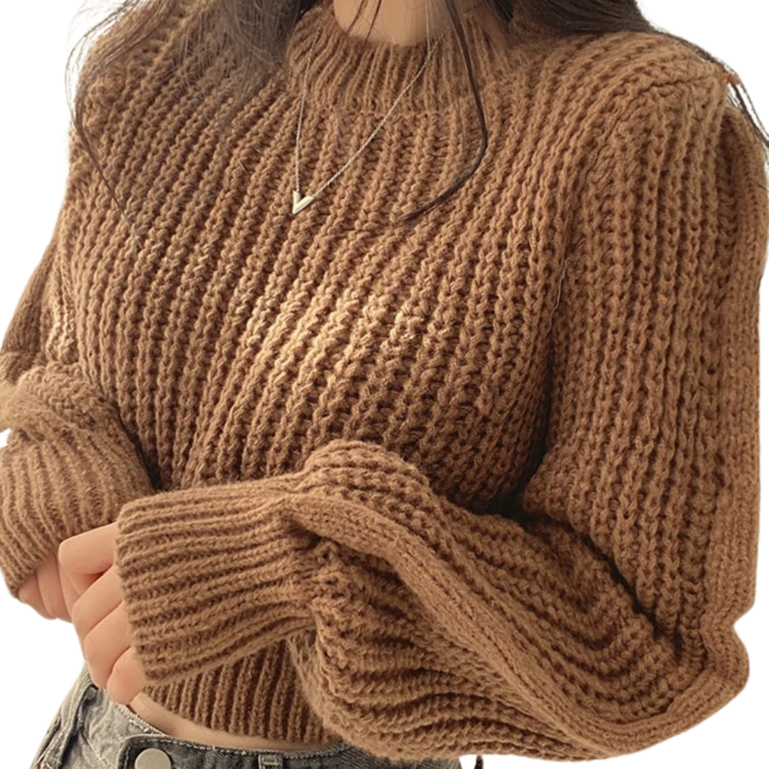 Pull Vintage tricoté ample pour femmes