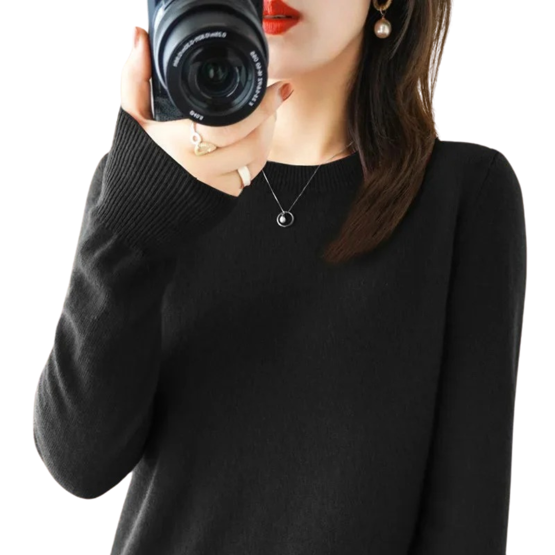 Pull décontracté en tricot pour femmes