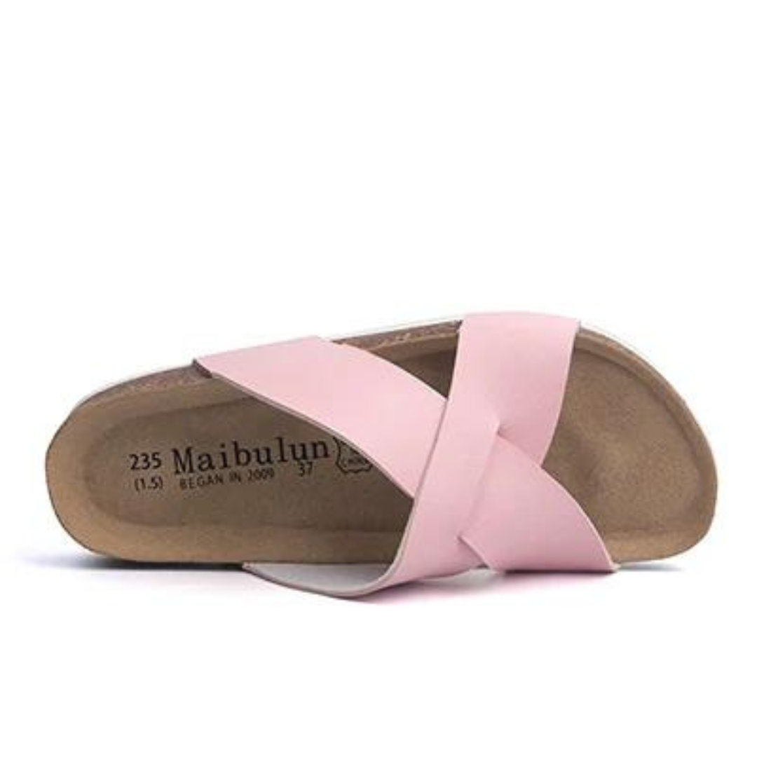 Chaussures en liège vintage pour femmes