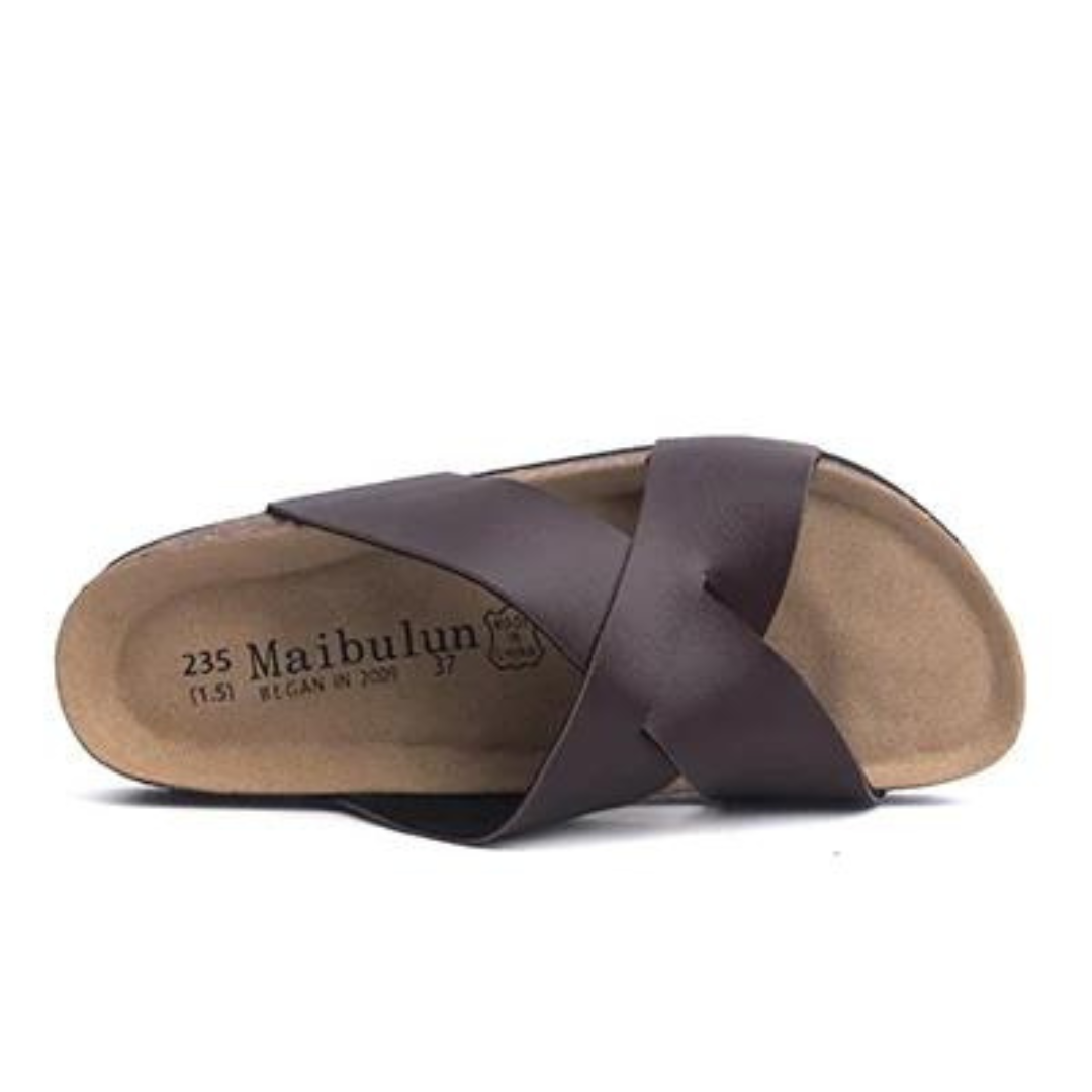 Chaussures en liège vintage pour femmes