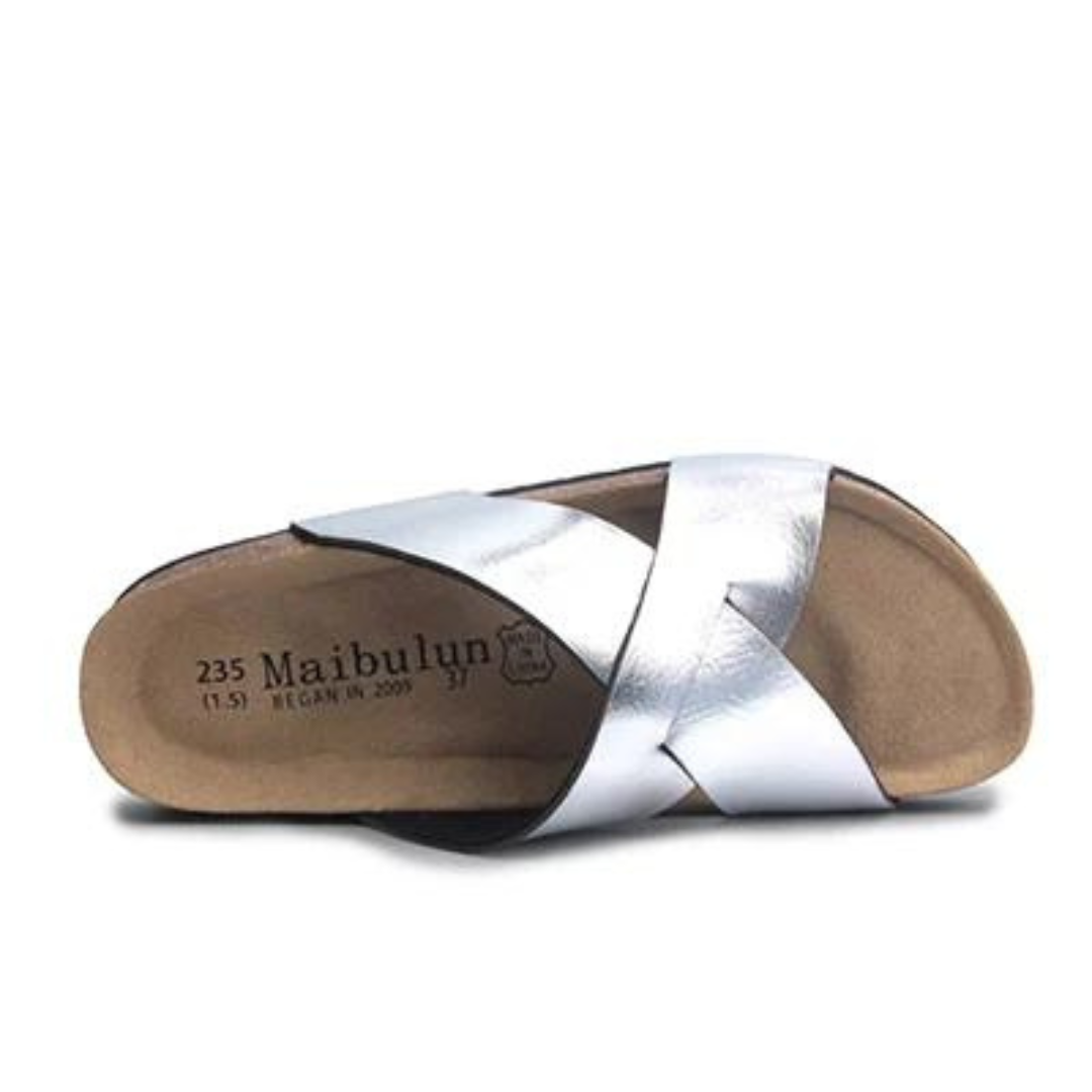 Chaussures en liège vintage pour femmes