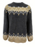 Pull en maille à imprimé jacquard pour femmes