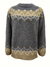 Pull en maille à imprimé jacquard pour femmes
