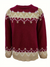 Pull en maille à imprimé jacquard pour femmes