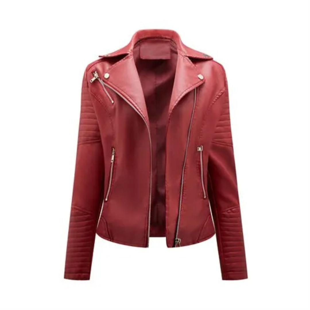 Veste en cuir pour femmes
