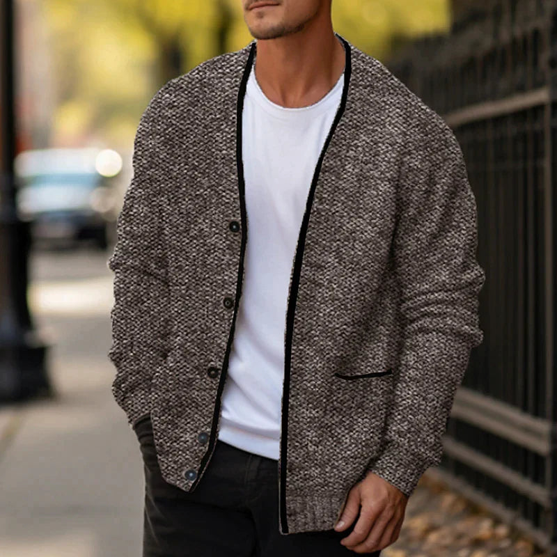 Variant image for Pull Homme Col Roulé en Laine Élégant pour Hiver-2
