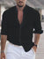 Variant image for Chemise Blanche Femme Élégante en Lin Décontractée-17