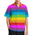 Chemise pour hommes à rayures arc-en-ciel