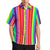 Chemise pour hommes à rayures arc-en-ciel