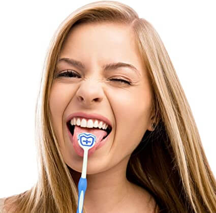 Gratte-langue en silicone