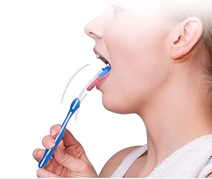 Gratte-langue en silicone