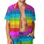 Chemise pour hommes à rayures arc-en-ciel