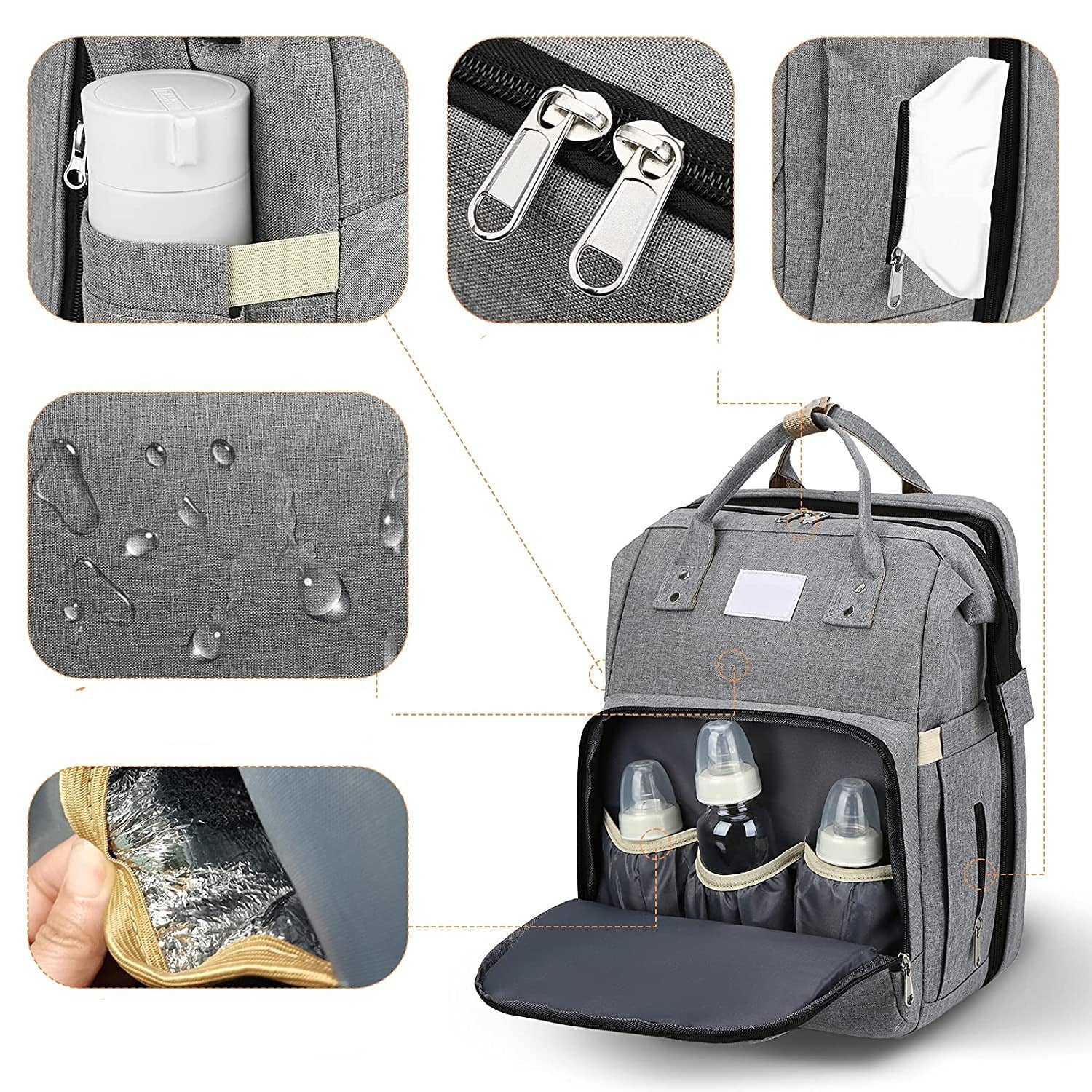 Luiertas de bébé 2-en-1