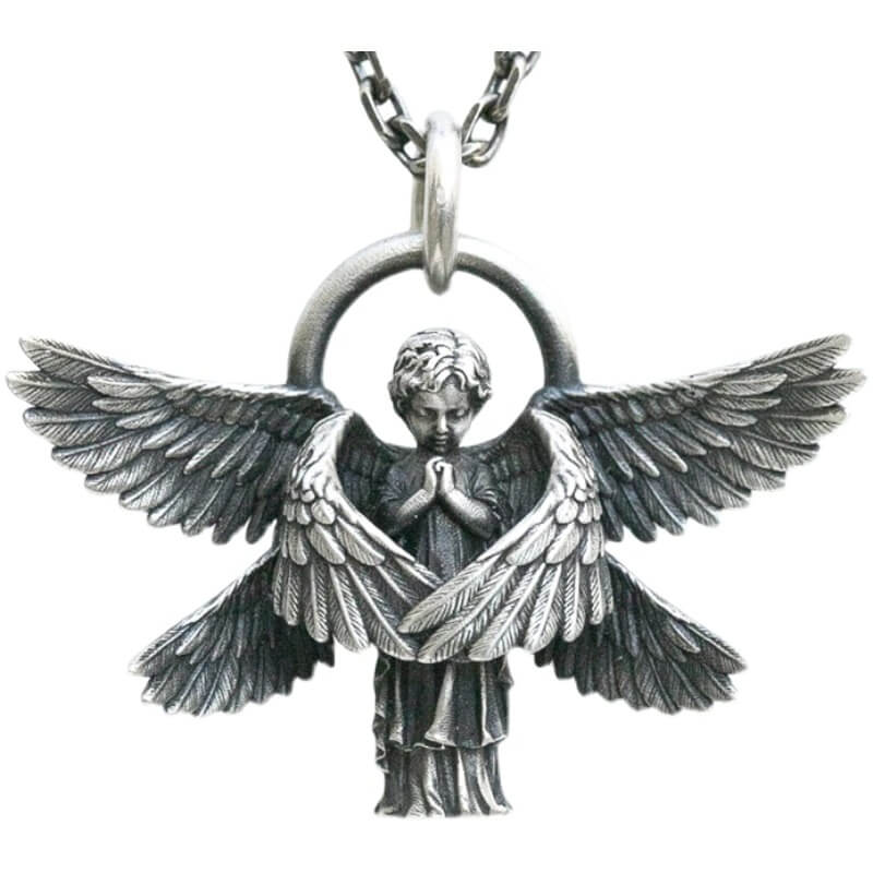 Collier à pendentif ange