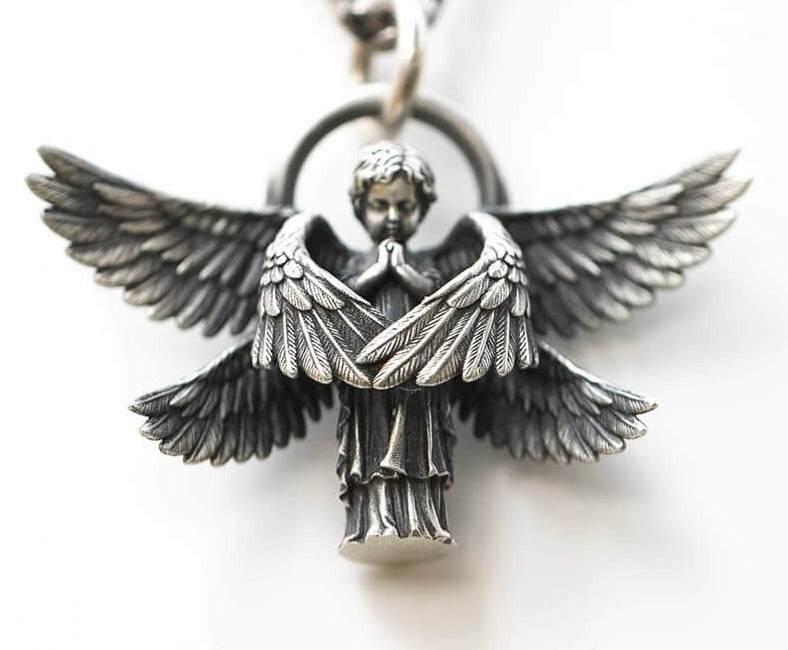 Collier à pendentif ange