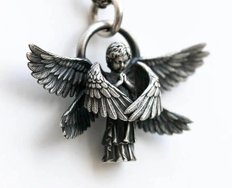 Collier à pendentif ange