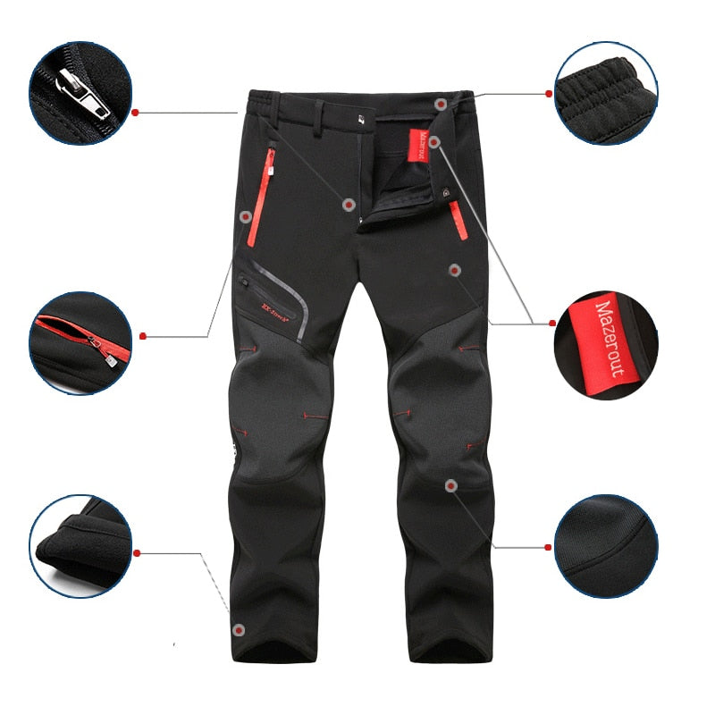 Pantalon d'extérieur imperméable à séchage rapide