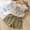 Ensemble chemise et short pour enfants